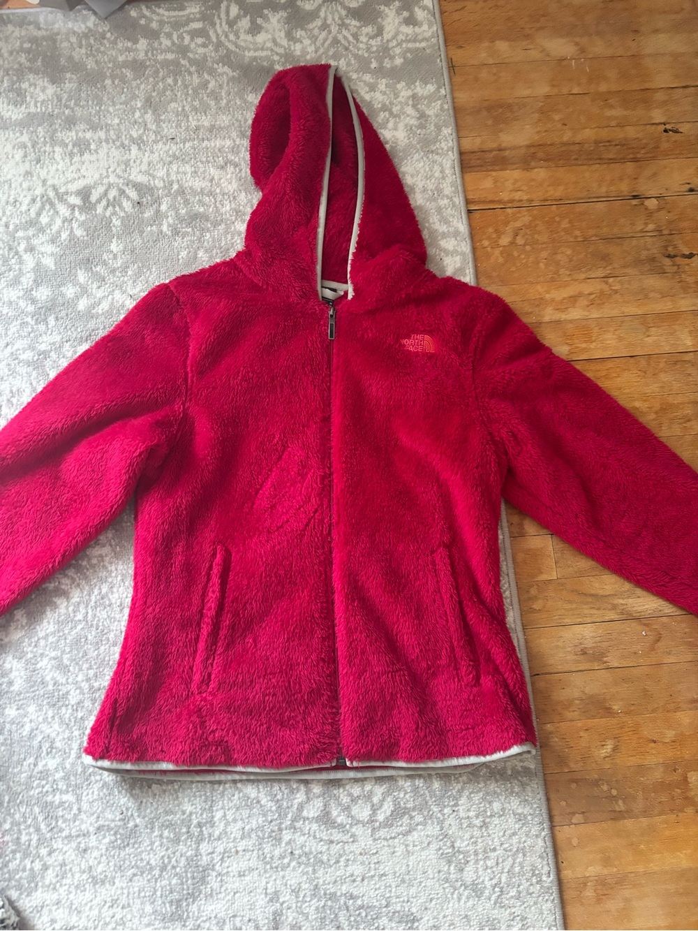 The North Face Women's Pink Fuzzy Fleece Jacket